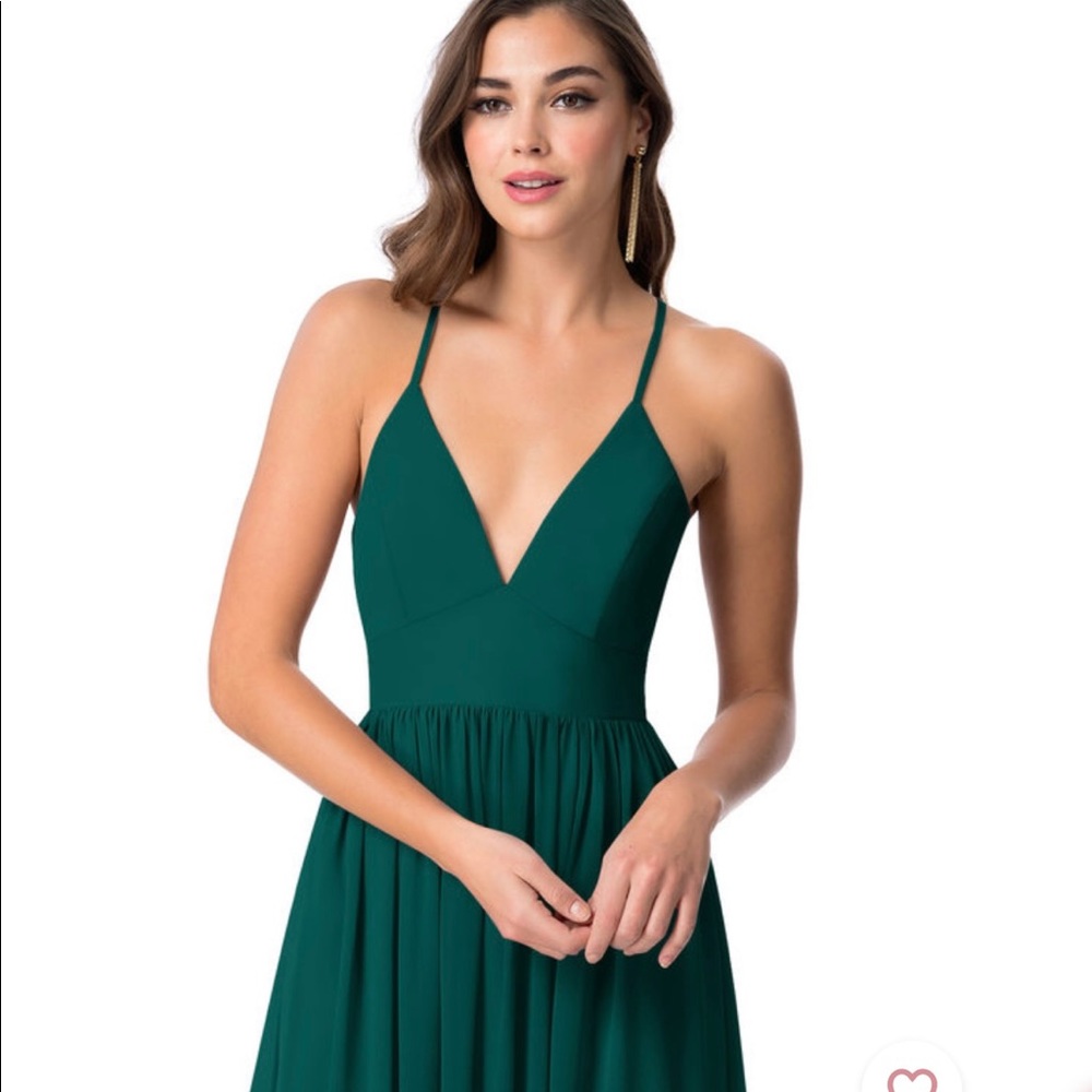 Azazie Aaida Dress in Pine